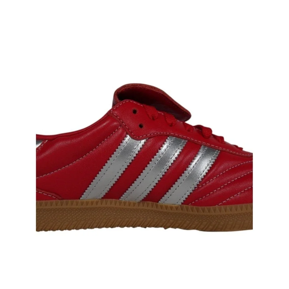 Adidas Women's Samba LT JS3938 Red Silver Sneakers‎ Size 9